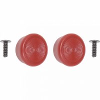 1968-1981 Camaro Firebird Chevelle Nova Window Crank Knobs Red Pair