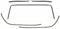 1969 Camaro & Firebird Headliner Molding Kit  4 Pieces Black