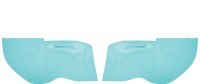 1967 Camaro & Firebird Coupe Rear Armrest Cover Upholstery  Turquoise