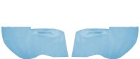 1967 Camaro & Firebird Coupe Rear Armrest Cover Upholstery  Bright Blue