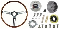 1967 1968 Camaro Walnut Wood Steering Wheel Kit