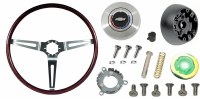 1969 Camaro Rosewood Steering Wheel Kit  Without Tilt Steering