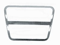 1967-1981 Camaro & Firebird Brake & Clutch Pedal Pad Stainless Trim w/Manual