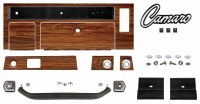 1969  Camaro Rosewood Dash Kit Complete w/Grab Bar & Radio Dash Plates