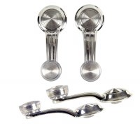 1969 Camaro  Window Crank Set Front & Rear Clear Knobs GM# 9715291 & 9717838