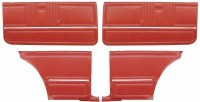 1967 Camaro Coupe Standard Door Panel Kit Pre-Assembled  Red