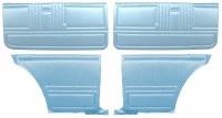 1967 Camaro Coupe Standard Interior Unassembled Door Panel Kit  Light Blue