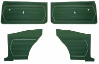 1969 Camaro Coupe Standard Interior Unassembled Door Panel Kit  Dark Green