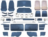 1969 Camaro Convertible Master Deluxe Comfortweave Interior Kit  Dark Blue