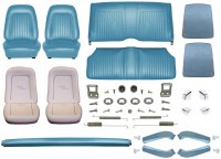 1967 Camaro Coupe Monster Standard Interior Kit  Light Blue