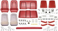 1967 Camaro Convertible Monster Deluxe Interior Kit  Red