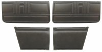 1967 Camaro Convertible Standard Interior Unassembled  Door Panel Kit Black