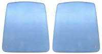 1967 Camaro & Firebird Bucket Seat Backs OE Style & Quality Bright Blue Pair