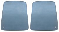 1968 Camaro & Firebird Bucket Seat Backs OE Quality Medium Blue Pair