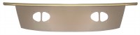1967 Camaro Package Tray or Package Shelf Die-Cut With Provisions For Stereo Speakers  Gold