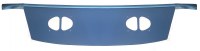 1967 1968 Camaro & Firebird Package Tray or Package Shelf Die-Cut With Provisions For Stereo Speakers  Bright Blue