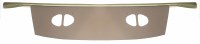 1968 Camaro & Firebird Package Tray or Package Shelf Die-Cut With Provisions For Stereo Speakers  Ivy Gold