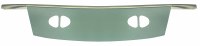 1969 Camaro & Firebird Package Tray or Package Shelf Die-Cut With Provisions For Stereo Speakers  Moss Green