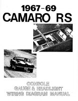 1968 Chevrolet Camaro 11x17 COLOR Wiring Diagram – Prospero's Garage