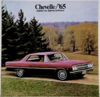 1965 Chevelle Dealer Showroom Sales Brochure  OE Quality!
