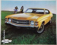 1971 Chevelle Dealer Showroom Sales Brochure  OE Quality!