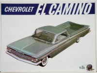 1959 El Camino Dealer Showroom Sales Brochure  OE Quality!