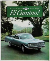 1964 El Camino Dealer Showroom Sales Brochure  OE Quality!