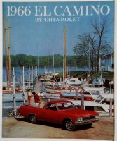 1966 El Camino Dealer Showroom Sales Brochure  OE Quality!