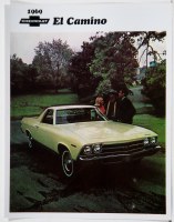 1969 El Camino Dealer Showroom Sales Brochure  OE Quality!