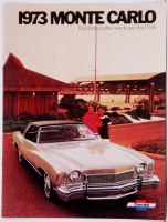1973 Monte Carlo Dealer Showroom Sales Brochure  OE Quality!