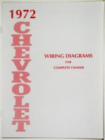 1972 Full Size Chevrolet Factory Wiring Diagram Manual