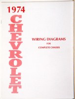 1974 Full Size Chevrolet Factory Wiring Diagram Manual