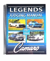 1967 1968 Camaro Legends Judging Manual  168 Pages The Very Best In Camaro Knowledge