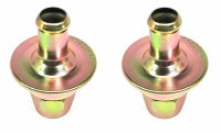 1968 1969 1970 Camaro Chevelle Nova Smog Check Valves Pair Restored & Replated Original GM