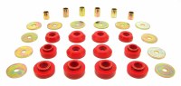 1967 1968 1969  Camaro & Firebird  Urethane Subframe & Rad Support Bushing Kit Red