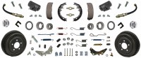 1967 1968 1969 Camaro Front Drum Brake Assemblies With Brake Drums