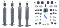 1968 1969 Camaro Front & Rear Spiral Shock Absorber Kit With Correct Installation Hardware  Multi Leaf Springs Z28 SB