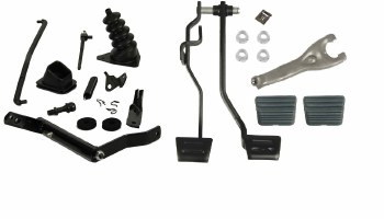 1971 1972 Chevelle Clutch Linkage Kit With Clutch &amp; Brake Pedals Complete