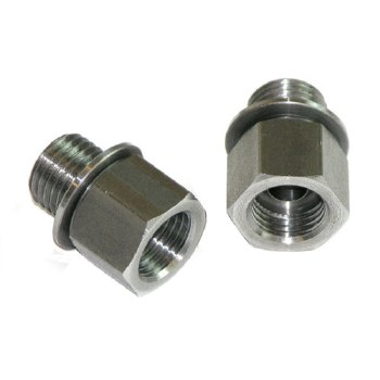 62 Fuel Line - 300 / 340 - 2 Fittings Stainless Steel - Less