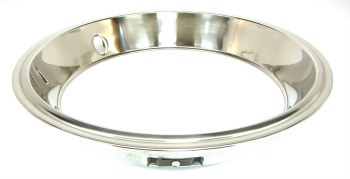 1967-1974 Camaro Chevelle Nova 15x7 Rally Wheel Stainess Trim Ring