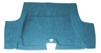 1967 Camaro &amp; Firebird Molded Trunk Mat Carpet Set  OE Quality! Bright Blue