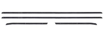 1968 Camaro Coupe OE Style Outer Windowfelt Kit w/Belt Moldings 4 Pcs