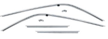 68-69 GM Camaro/Firebird Roof Rail Weatherstrip Channels/Track-