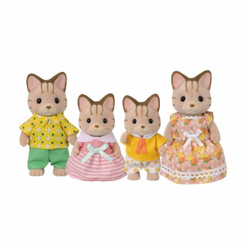 Striped Cat Family