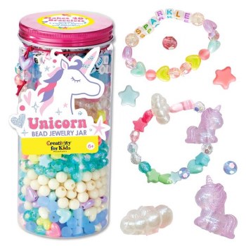 Bead Jewelry Jar Unicorn