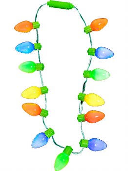 Christmas Light Necklace