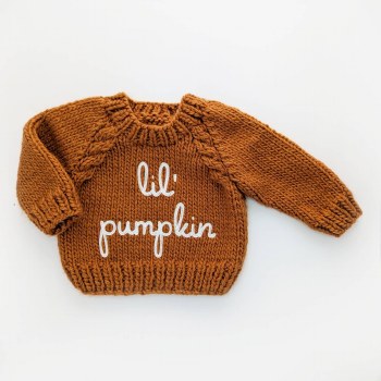 Lil' Pumpkin Sweater 12-18m