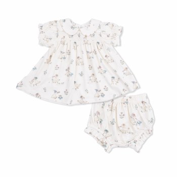 Flower Duckling Dress 6-12m
