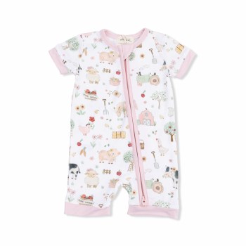 Romper Farm Animals 0-3m