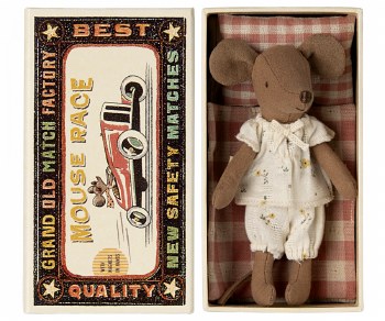 Big sister mouse in matchbox